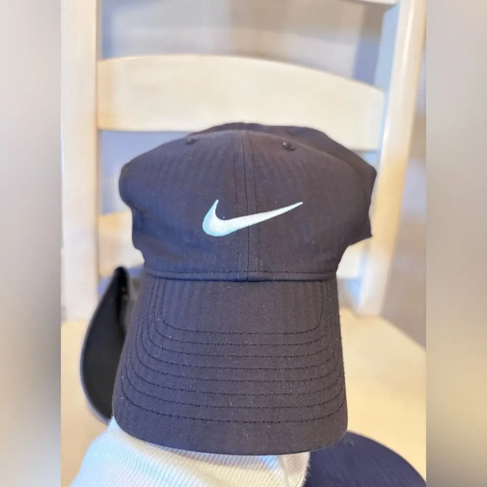 Nike Dri-FIT Legacy 91 Tech adjustable hats navy blue, black grey white swoosh - Picture 4 of 7